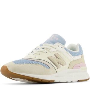 New Balance Women's 997H V1,Color Angora/Light Chrome Blue/Rose Sugar,Size 9.5